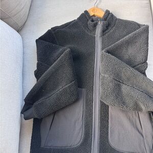Lululemon Black Fleece Zip-Up Jacket